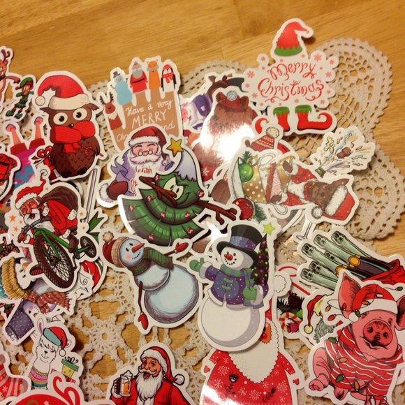 Christmas Stickers bundle for holiday crafts or stocking stuffers - Picture 4 of 7